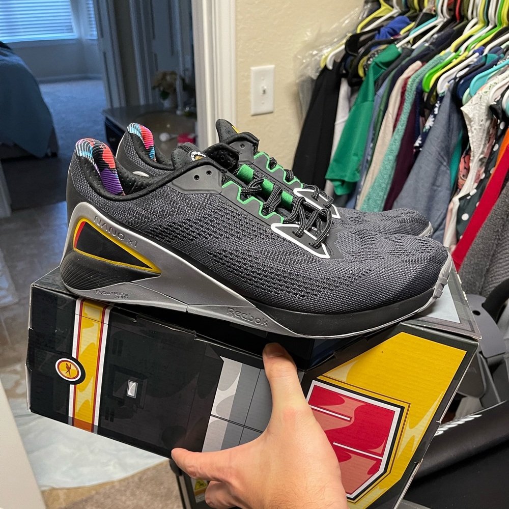 Power Ranger collab Reebok Nano shoes